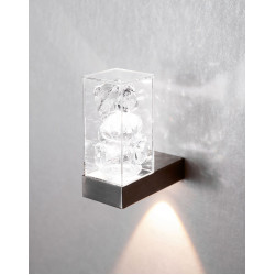 Lámpara LED transparente CARIITTI Toive con cristales 