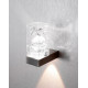 Lámpara LED transparente CARIITTI Toive con cristales