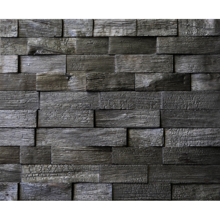 Paneles decorativos de madera IMPRESSA, roble carbonizado