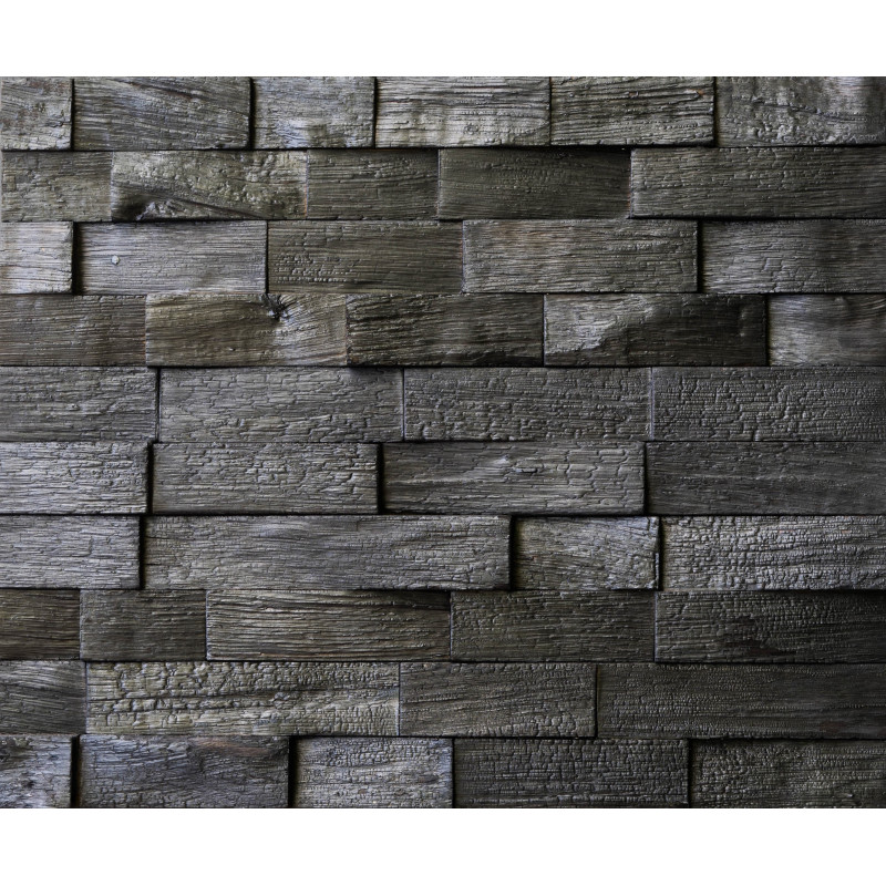 Panel decorativo de madera Impressa Charred Oak