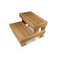 Banco de sauna - escalera HS 2, aliso