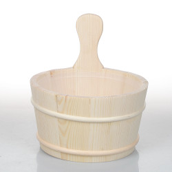 Cubo de madera SAUFLEX 4 l, pino  Cubo de madera SAUFLEX 4 l, pino
