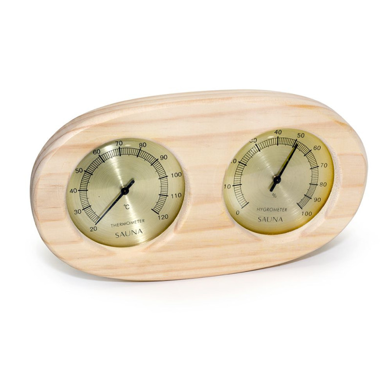 Termohigrómetro SAUFLEX, horizontal, ovalado