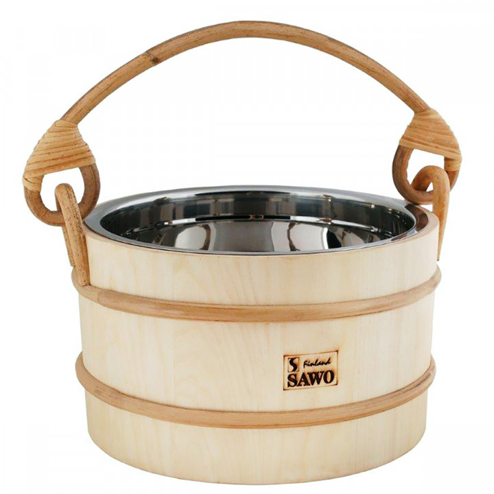 Cubo SAWO con inserto de acero inoxidable, 2 l