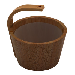 Cubo de agua de vapor SAWO, cedro, 4 l  Cubo de agua de vapor SAWO, cedro, 4 l