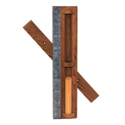 Reloj de arena SAWO 550-RD, cedro 