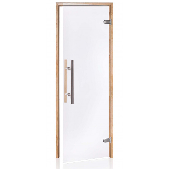 Puertas de sauna de cristal AD PREMIUM LIGHT, 70 x 190, Aliso, Transparente