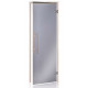 Puertas de sauna de cristal AD PREMIUM LIGHT, 80 x 200, color álamo temblón, gris.