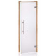 Puertas de sauna de cristal AD PREMIUM LIGHT, cristal mate, 80 x 200, aliso, transparente mate