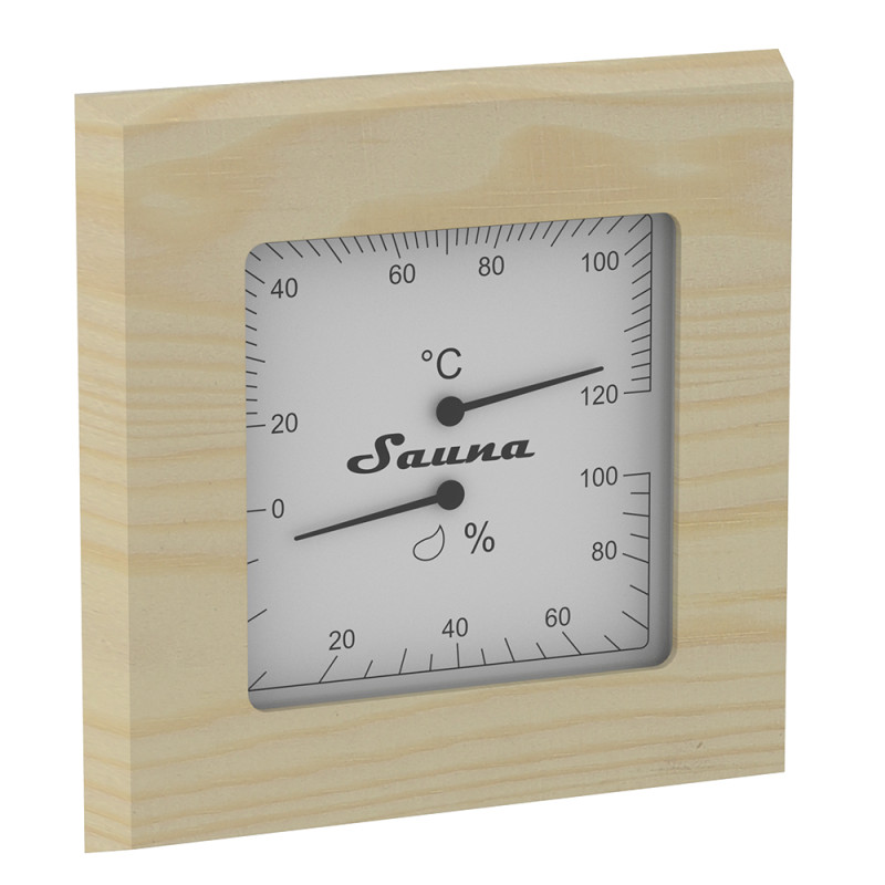 Termohigrómetro SAWO 225-TH, pino