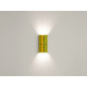 Aplique de pared CARIITTI SX, chapado en oro.