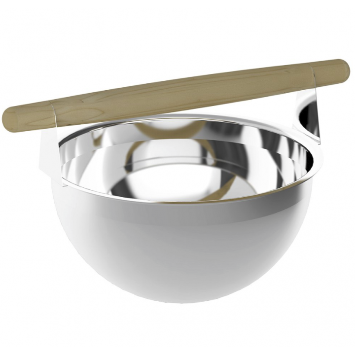 Cubo inoxidable Sawo 375-MP, 5 L, con mango de pino