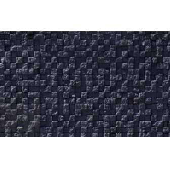 Piedras decorativas de pared GS-DELOS, color negro