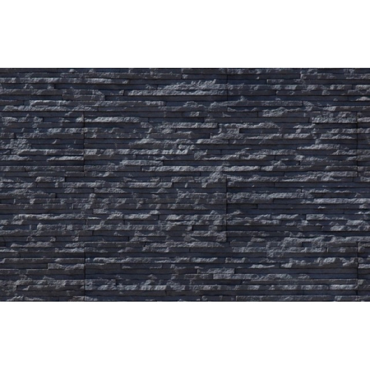 Piedras decorativas de pared GS-DUNE, color negro