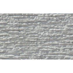 Piedras decorativas de pared GS-DUNE, color blanco 