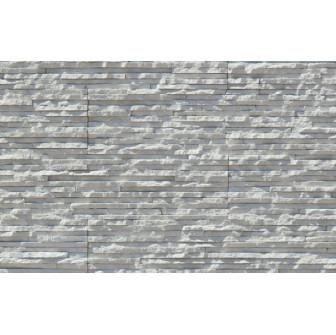 Piedras decorativas de pared GS-DUNE, color blanco