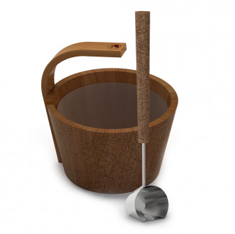 Set de sauna SAWO - Más vapor, premium, cedro 4 l
