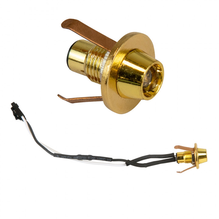 Luz LED adicional para sauna LedLite, color dorado.