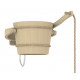 Cubo de ducha fría Sawo, pino, 18 L
