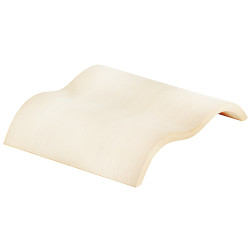 Reposacabezas de madera SAWO wave 515-A, álamo temblón 