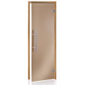 Puertas de sauna de vidrio AD PREMIUM LIGHT, Álamo termo - 0