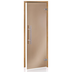 Puertas de sauna de vidrio AD PREMIUM LIGHT, Álamo termo  Puertas de sauna de vidrio AD PREMIUM LIGHT, Álamo termo