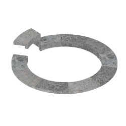 Brida de empotrar - para calentador de torre redondo SAWOTEC  Brida de empotrar - para calentador de torre redondo SAWOTEC