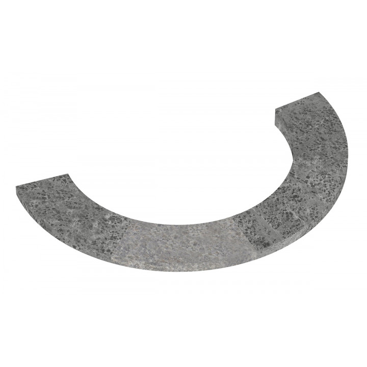 Brida de empotramiento - para calentador de pared de torre SAWOTEC, esteatita, TH2/TH3