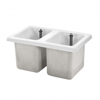 Baño de pies SAUFLEX 800 x 500 x 390 mm