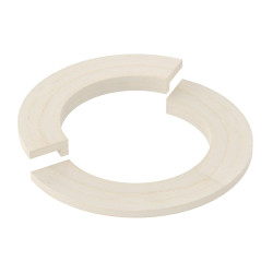 Brida de empotrar - para calentador redondo de torre SAWOTEC, de madera  Brida de empotrar - para calentador redondo de torre SAWOTEC, de madera