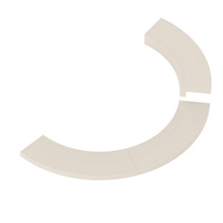 Brida de empotrar - para calentador de pared de torre SAWOTEC, madera  Brida de empotrar - para calentador de pared de torre SAWOTEC, madera