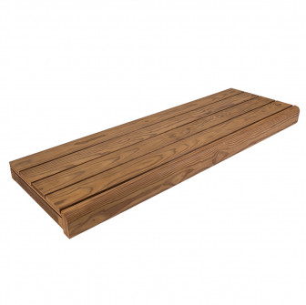 Banco de sauna, pino tratado térmicamente, 135x504x1800-2400mm