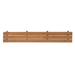 Elemento inferior del banco de sauna, Pino tratado térmicamente 