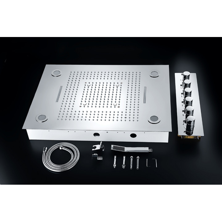 Ducha de lluvia Steamtec Tolo, 600x800 mm