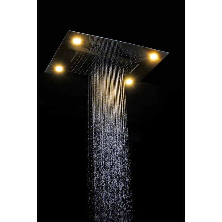 Ducha de lluvia Steamtec Tolo, 600x800 mm