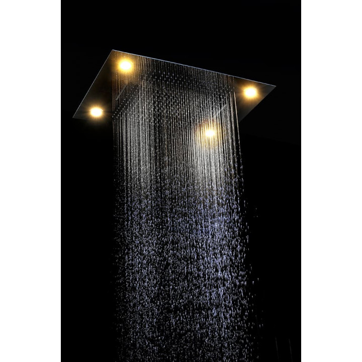 Ducha de lluvia Steamtec Tolo, 600x800 mm