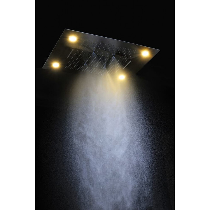 Ducha de lluvia Steamtec Tolo, 600x800 mm