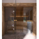 Banco de sauna modular ERGONOMIC, Álamo temblón térmico