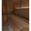 Banco de sauna modular ERGONOMIC, Álamo temblón térmico - 4