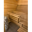 Banco de sauna modular ERGONOMIC, Álamo temblón térmico - 7
