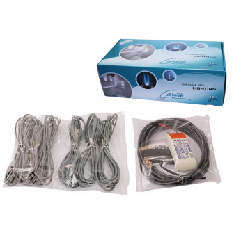 Conjunto de iluminación LED CARIITTI para sauna de vapor