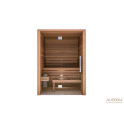 Cabina de sauna Auroom 150x150x205cm, con cristal - 1