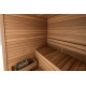 Cabina de sauna Auroom 150x150x205cm, con cristal