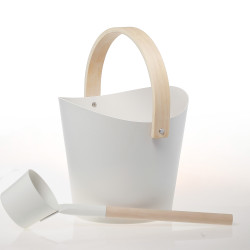 Juego de cubo y cucharón de aluminio SAUFLEX  Juego de cubo y cucharón de aluminio SAUFLEX