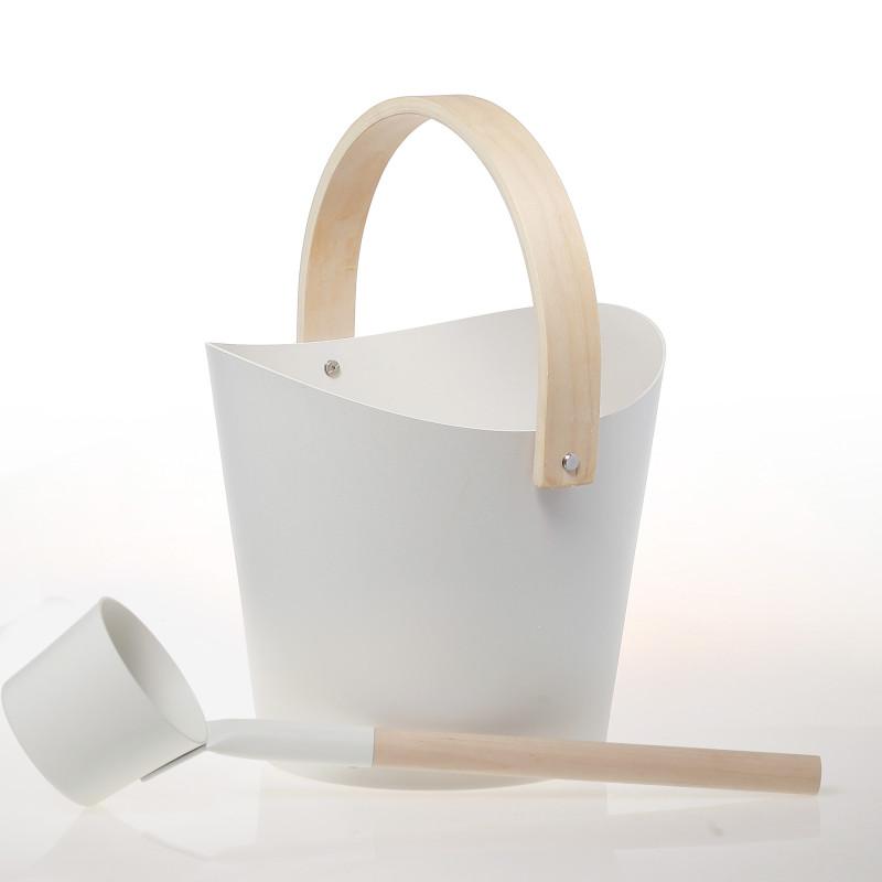 Juego de cubo y cucharón de aluminio SAUFLEX