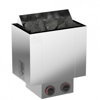 Calentador eléctrico para sauna – SAWOTEC Nordex Plus, con unidad de control.