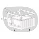 Cubo de ducha Sauflex OBLIVION 30