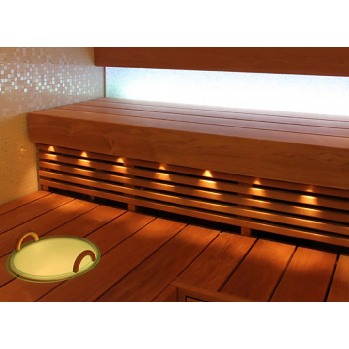 Recipiente iluminado con LED CARIITTI con válvula de salida de agua de 5 l