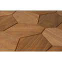Panel decorativo de madera HEXACON, Thermo-abachi - 0
