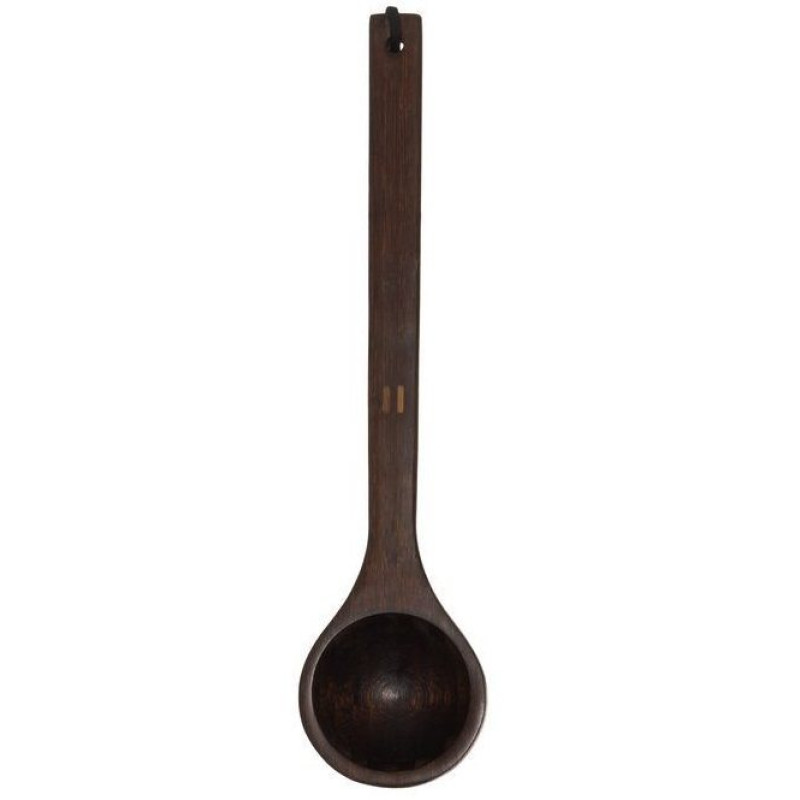 Cucharón de sauna Rento de bambú oscuro, 43 cm